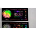 Custom colour changing holographic label/ security 3D hologram sticker with CMYK printing